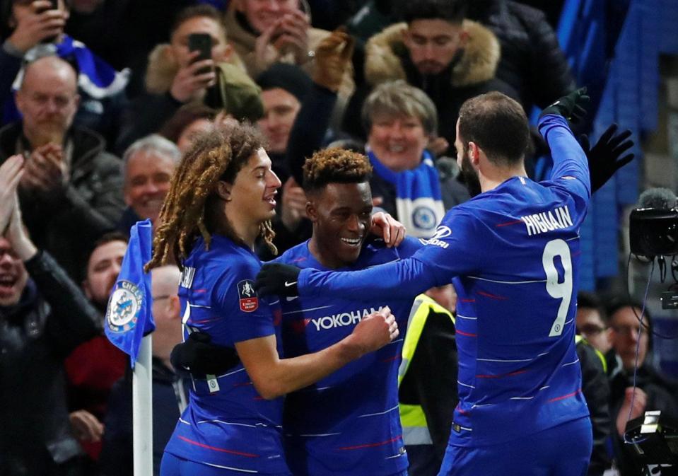  Hudson-Odoi scored his second Chelsea goal in the win over Sheffield Wednesday