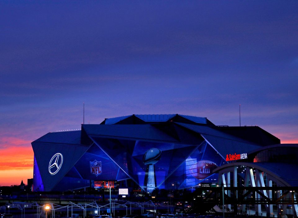 Atlanta's stunning Mercedes Benz Stadium is ready to host America's biggest sporting event