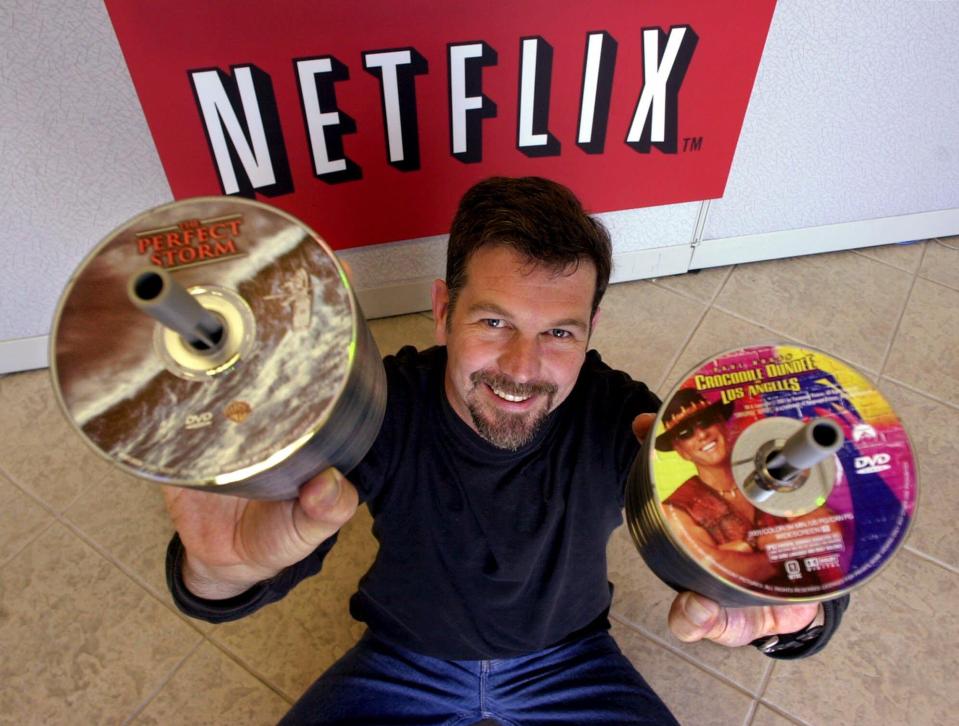 Hastings says he came up with the idea for an online movie rental service in 1997 after Blockbuster fined him £30 for failing to return a video