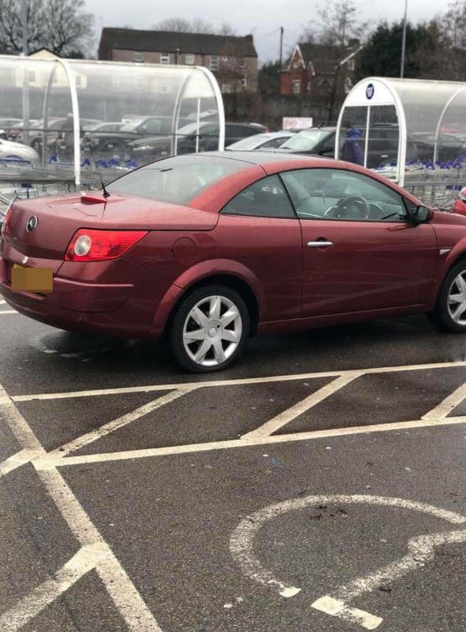  The distinct Renault boot also boasts a Mercedes badge