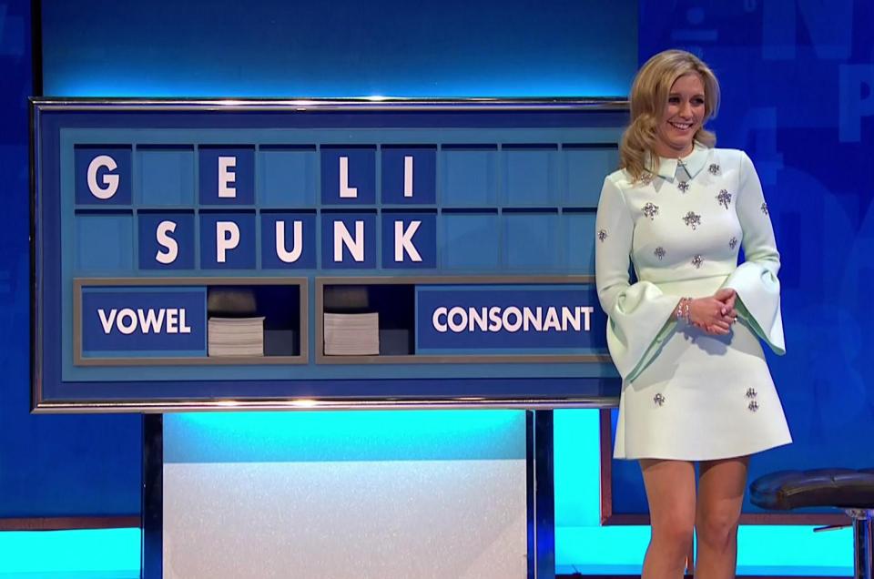  Rachel appears on the Channel 4 show 8 Out Of 10 Cats does Countdown