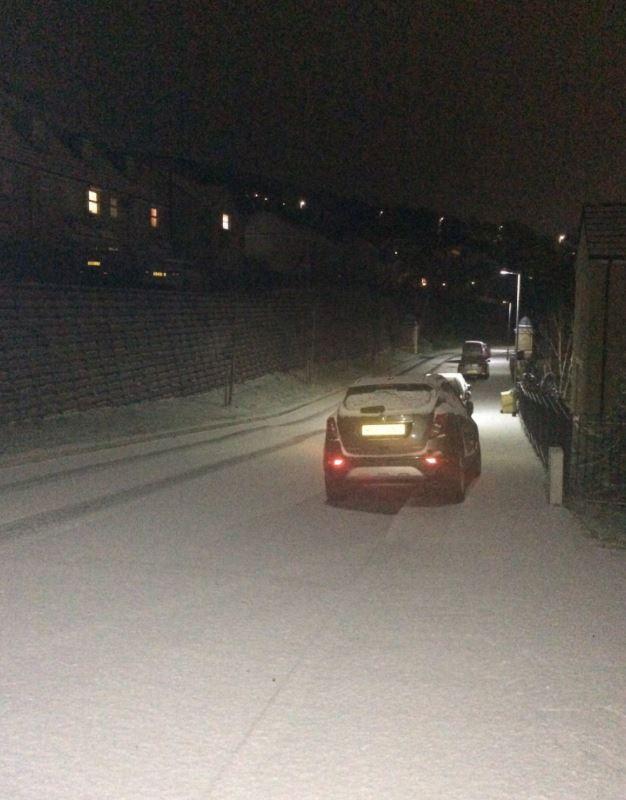  Snow in Rossdale, Lancashire, as cold weather sweeps across Britain