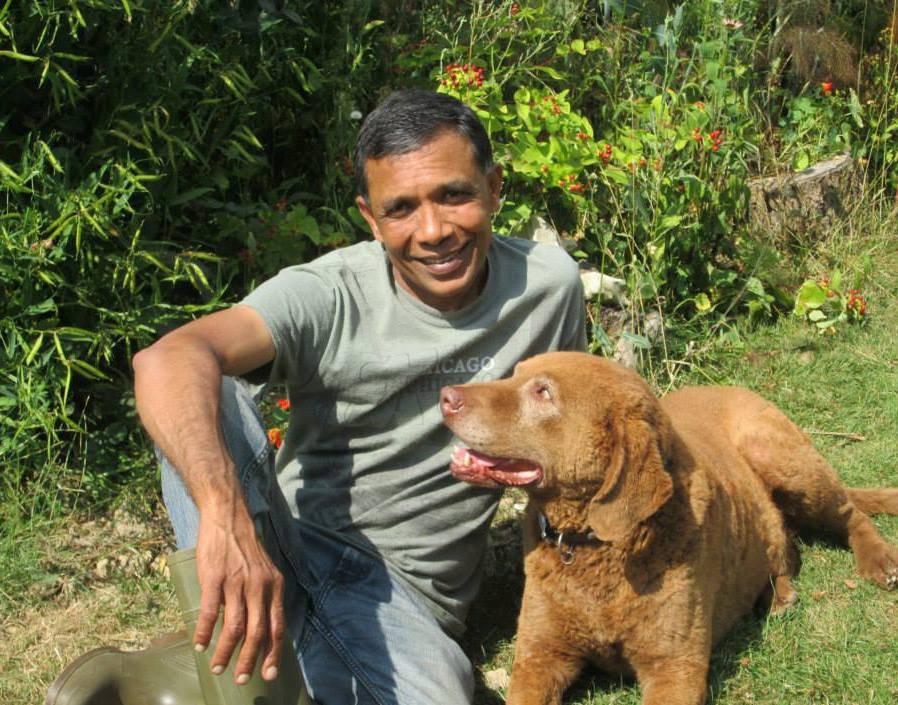  The former sheep farmer now plans to sell vegetables and Indian dishes