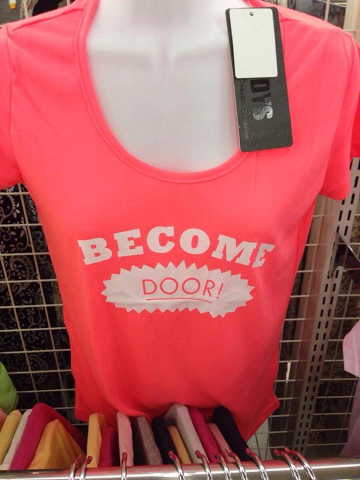  It's the dream of many: to become a door