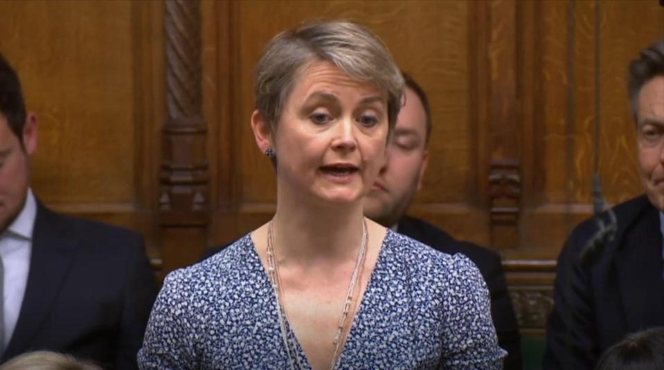  Yvette Cooper was behind the rebel amendment designed to rule out No Deal