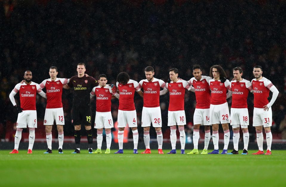  Teams across the country took part in the minute's silence for Emiliano Sala