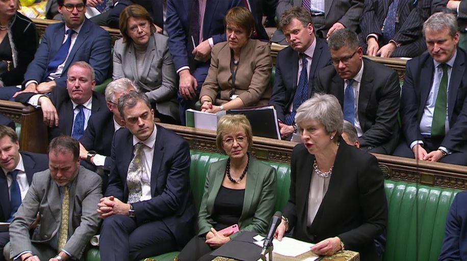  Theresa May speaks to House of Commons as Labour bid to delay our withdrawal from the EU is defeated