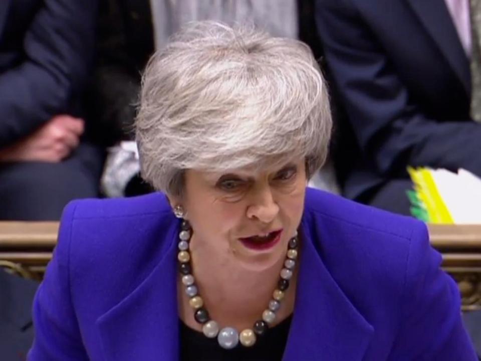  Theresa May has said that she refused to rule out extension of Article 50