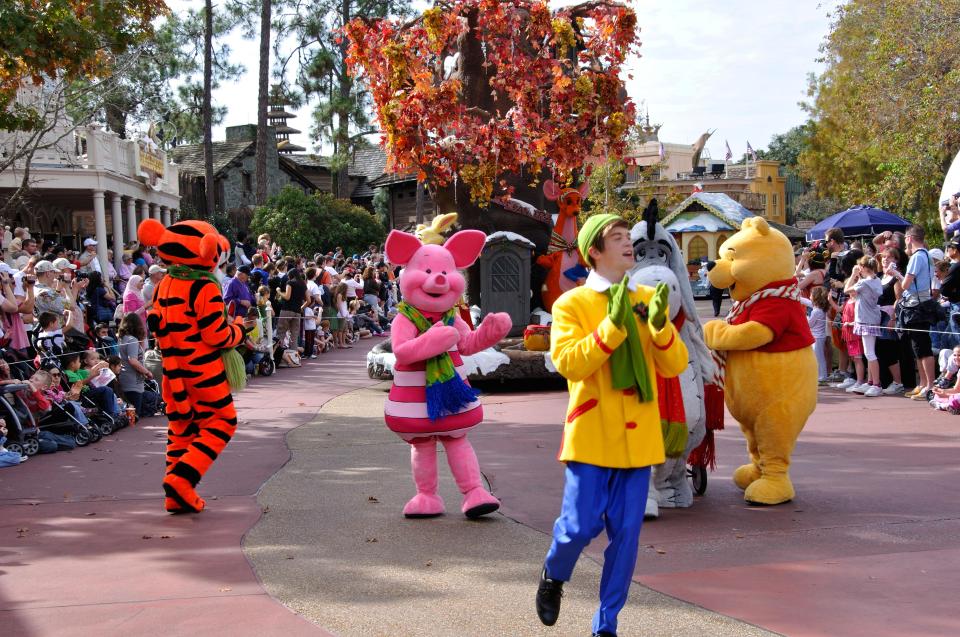  The entire cast of Winnie the Pooh can be met over breakfast