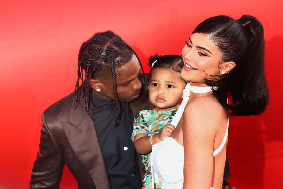  Travis Scott: pictured with his girlfriend Kylie Jenner and their daughter Stormi at his documentary premiere