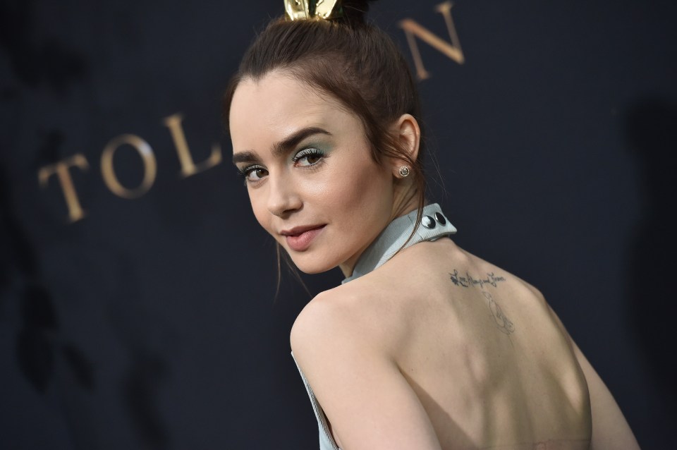  British film star Lily Collins is the daughter of musician Phil