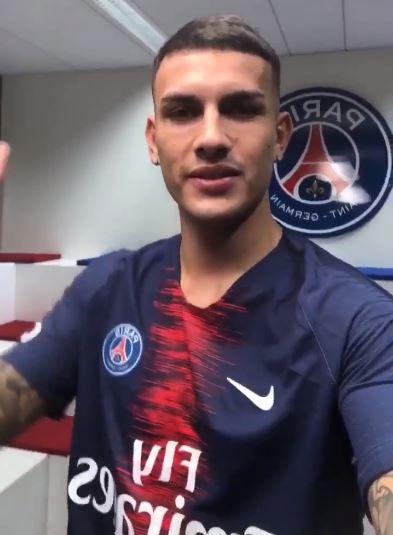  Leandro Paredes has been unveiled by PSG