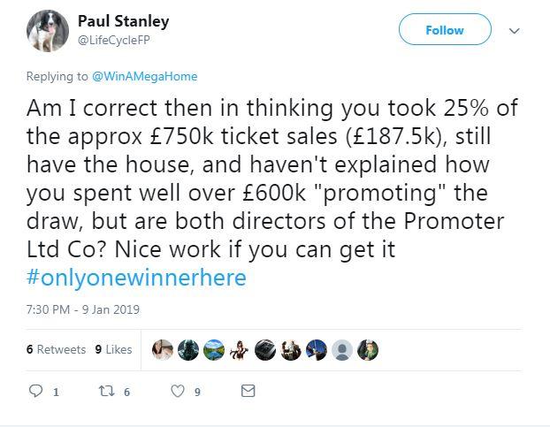  People questioned where much of the money raised by ticket sales had gone