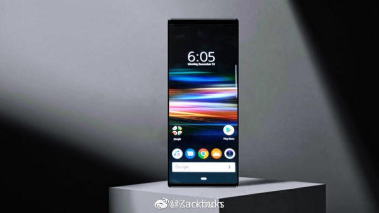  The image leaked onto Chinese social media site Weibo is claimed to be the Sony Xperia XZ4