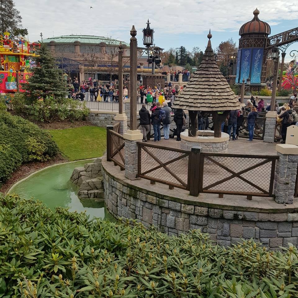 The cast members use the entrance to get to events