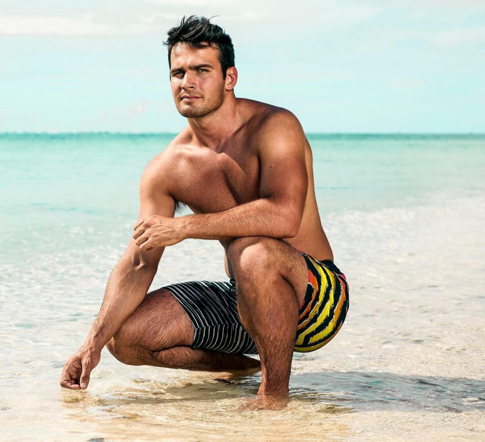  Marine wannabe Tom is one of the contestants in this year's Shipwrecked