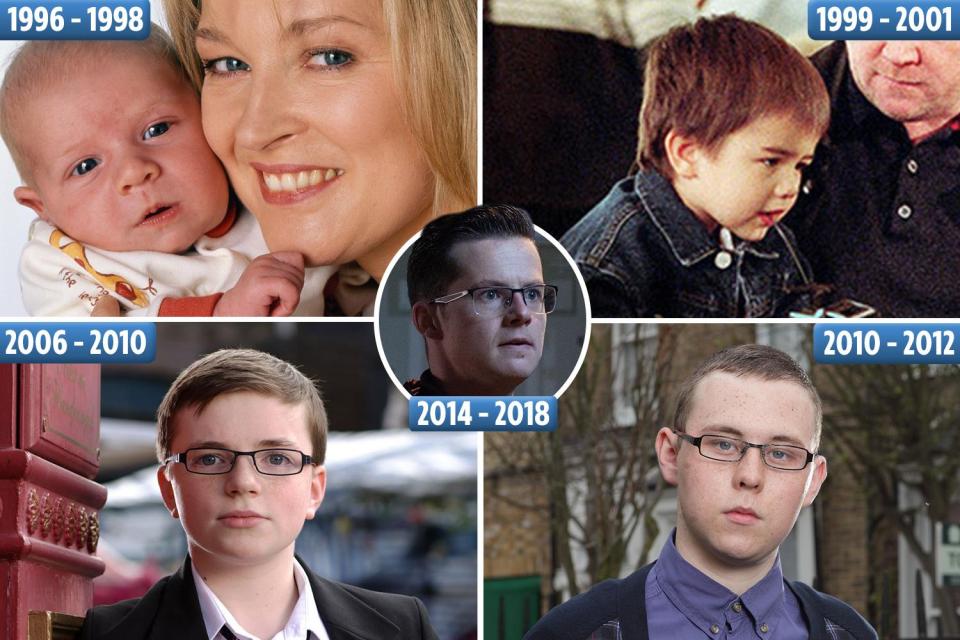  The five previous Ben Mitchells: Matthew Silver (1996–1998), Morgan Whittle (1999–2001), Charlie Jones (2006–2010), Joshua Pascoe (2010–2012) and Harry Reid (2014–2018)