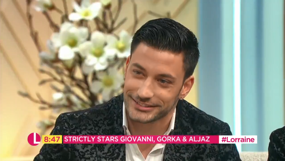 Giovanni Pernice confirmed the romance with Ashley Roberts himself on Lorraine