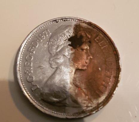  This isn't an official error coin but it still fetched a high price on eBay