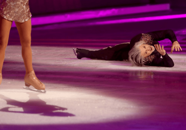  Mark Little crashed out of Dancing On Ice tonight