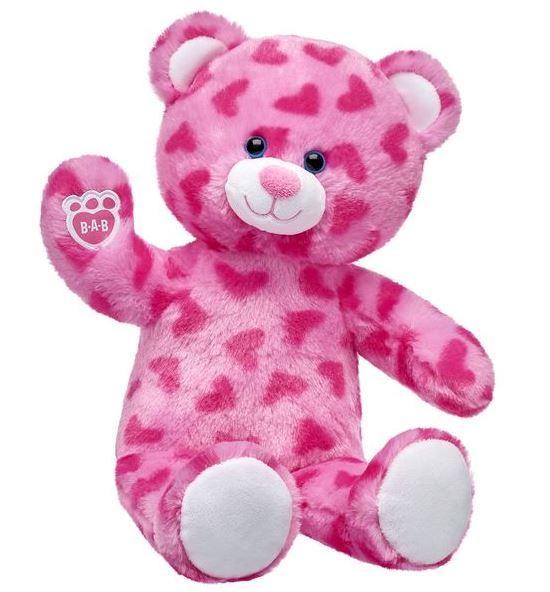 The Pink Hearts Bear is the best deal we could find online as it's reduced from £18 down to £12