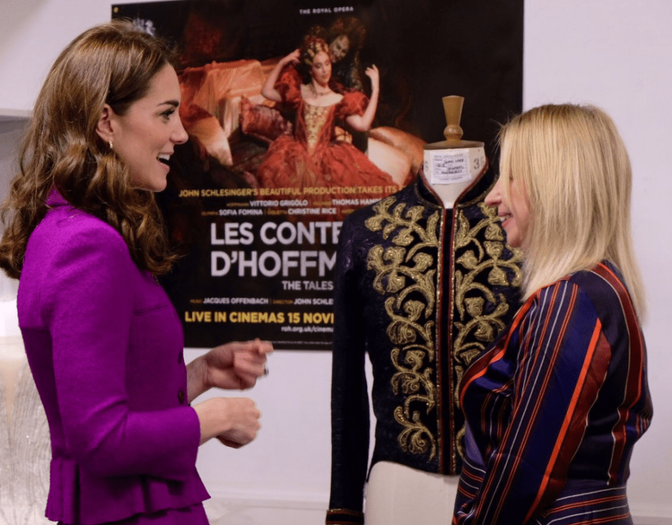  The Duchess will explore her interest in textiles over the coming months