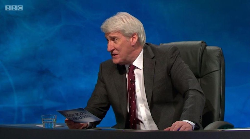 Jeremy Paxman asked LSE’s team the questions as their first bonus round of the show