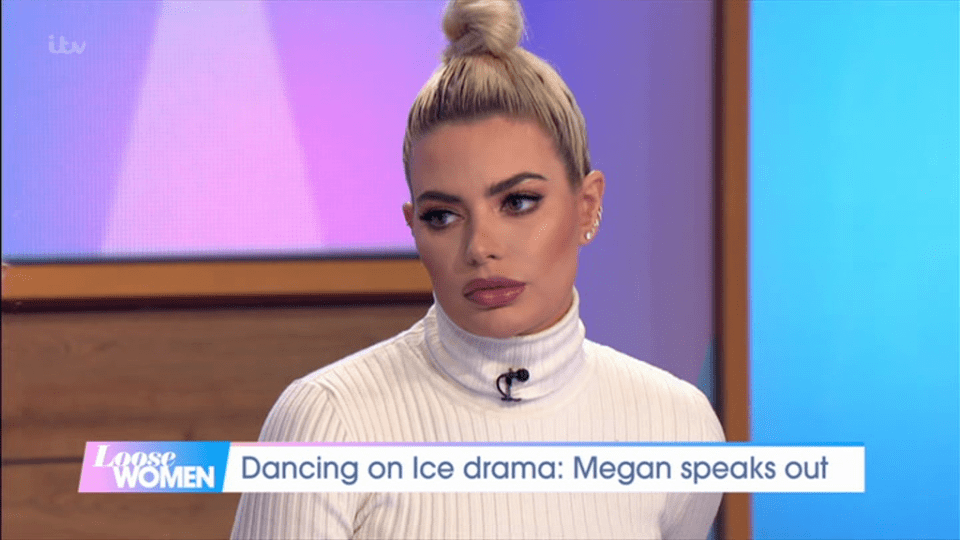  Megan revealed she's reached out to boyfriend Wes Nelson's Dancing On Ice partner Vanessa Baeur on today's Loose Women