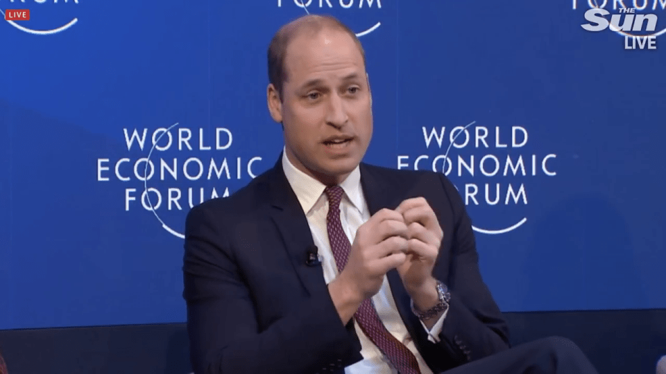  Prince William revealed at the World Economic Forum on Wednesday that his mental health could have gone down a 'slippery slope' when he was working as an Air Ambulance Pilot