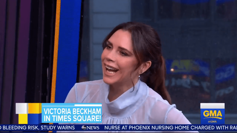 Victoria Beckham has hinted she will get on stage during the Spice Girl reunion tour