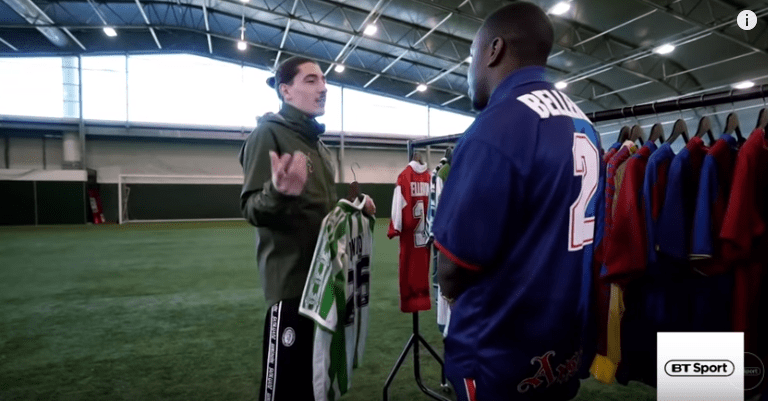  Hector Bellerin revealed how he used to play in a Real Betis shirt