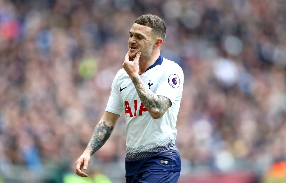  Trippier's form for Spurs this season has been inconsistent