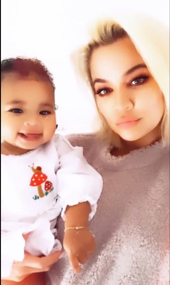  Khloe shared videos with her daughter today as she lashed out at the pair