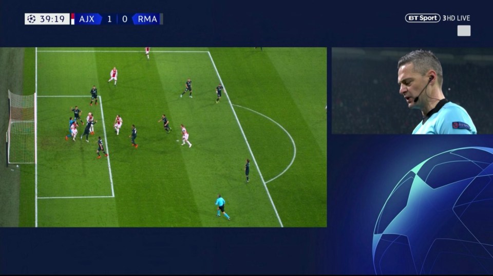  The first VAR decision in Champions League history was made