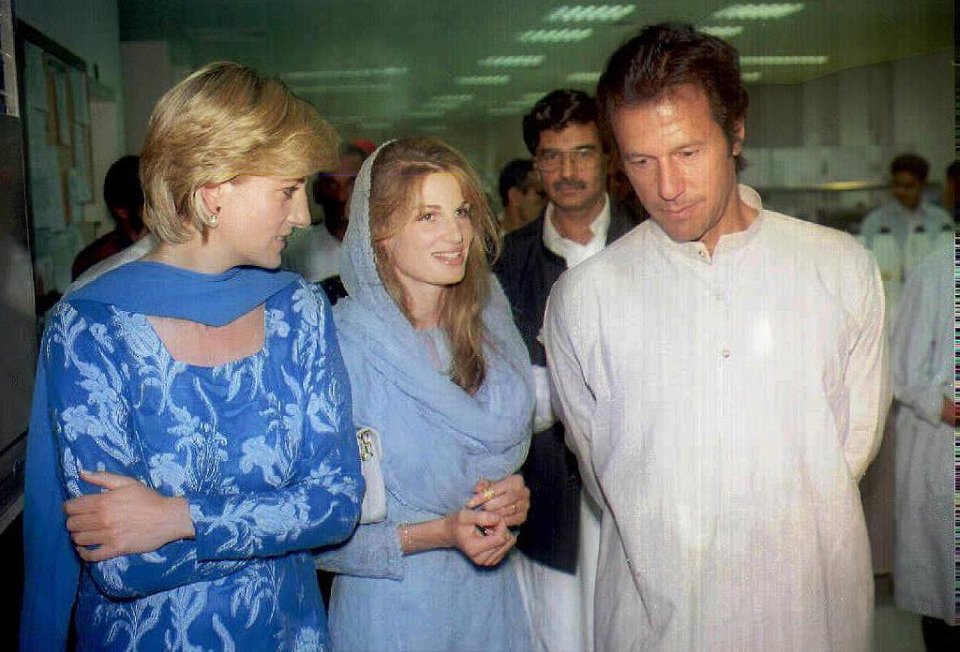  Princess Diana is given a tour of Imran Khans cancer hospital in Lahore