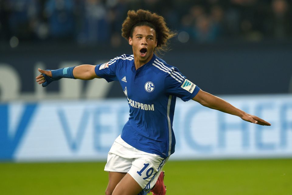  The winger joined Manchester City from their Champions League last-16 opponents Schalke in 2016