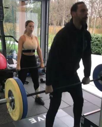  The couple are no strangers to sharing their intense workouts online