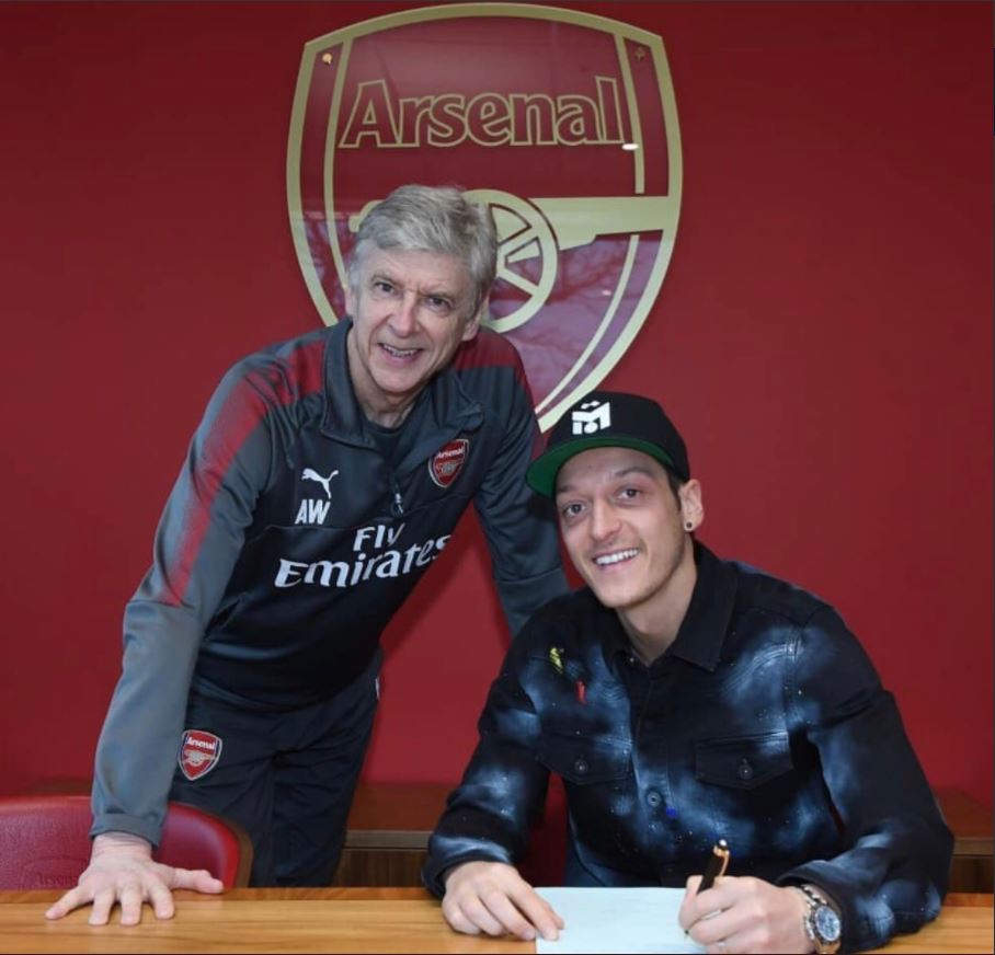  Mesut Ozil signed a new Arsenal contract in February