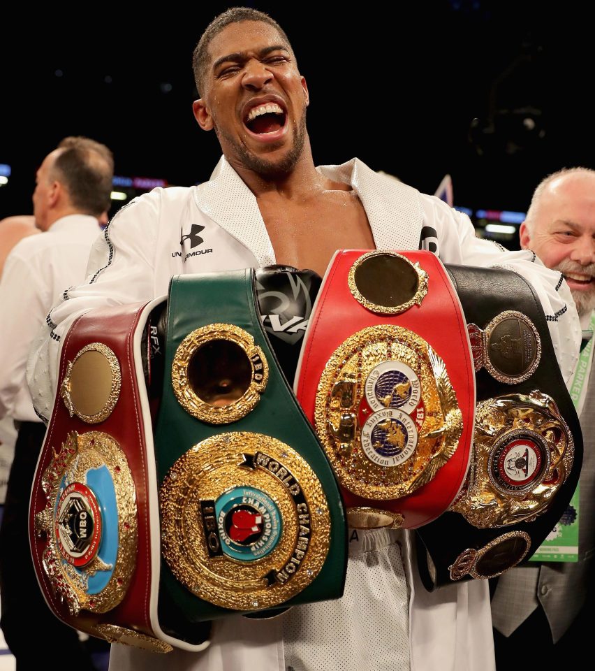  Anthony Joshua is set to defend his trio of world titles against American Jarrell Miller in New York