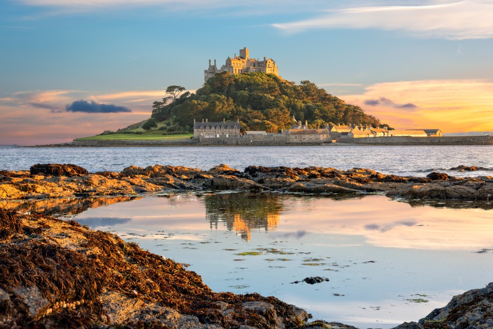 You can visit St Michael's Mount in Cornwall