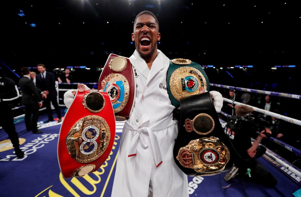 Joshua is set to defend his WBA, IBF and WBO heavyweight titles against Jarrell Miller on June 1