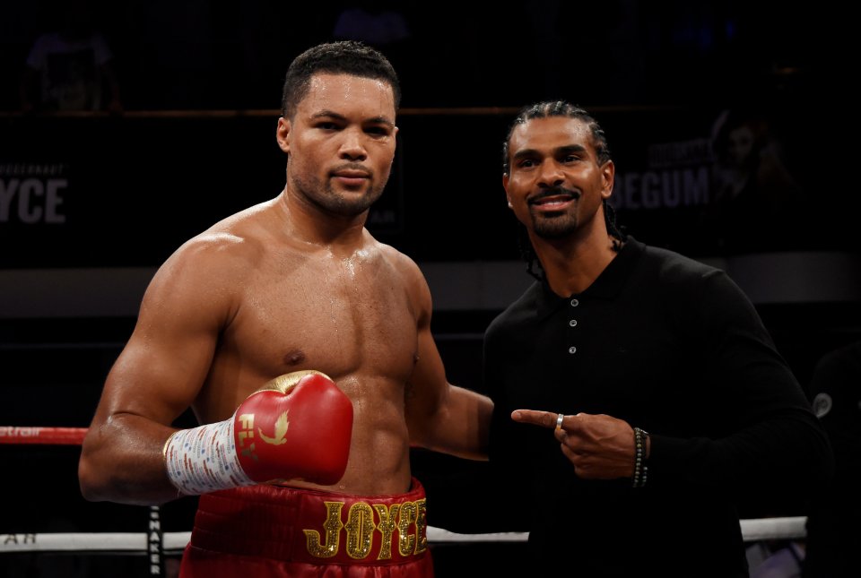  Former boxer turned promoter David Haye is adamant his man is the next big thing in heavyweight boxing