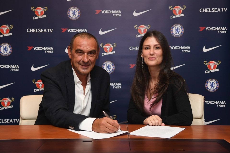  Maurizio Sarri has received some much-needed backing from director Marina Granovskaia