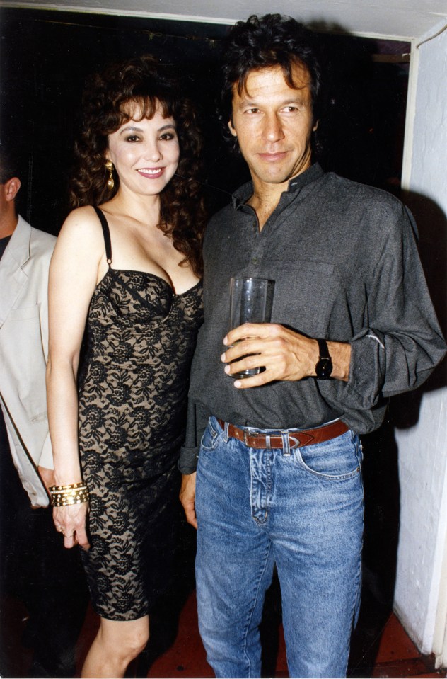  Imran Khan and Marie Helvin at the Embargo Club in 1991