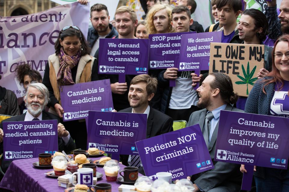  One of the issues close to his heart was the campaign to legalise cannabis for medical use