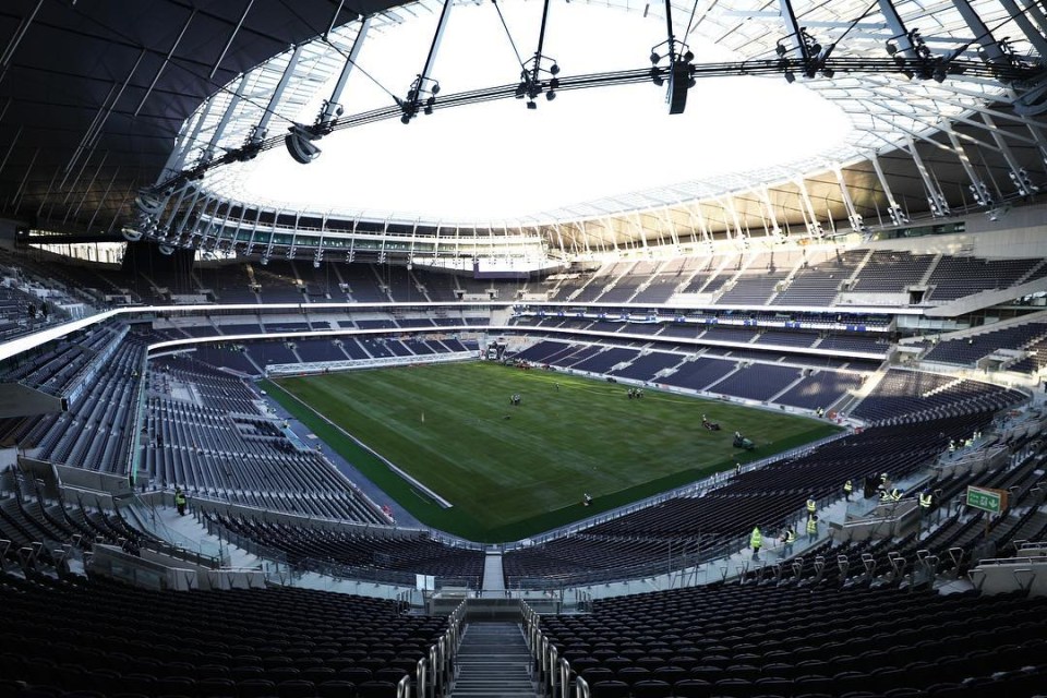  Spurs began building their new 62,000 seat stadium in 2016 - and targeted a move into their new home at the beginning of the season