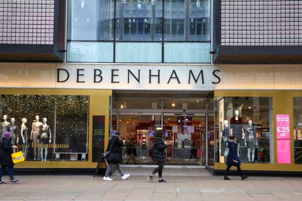  The verbal attack was on an employee of Debenhams