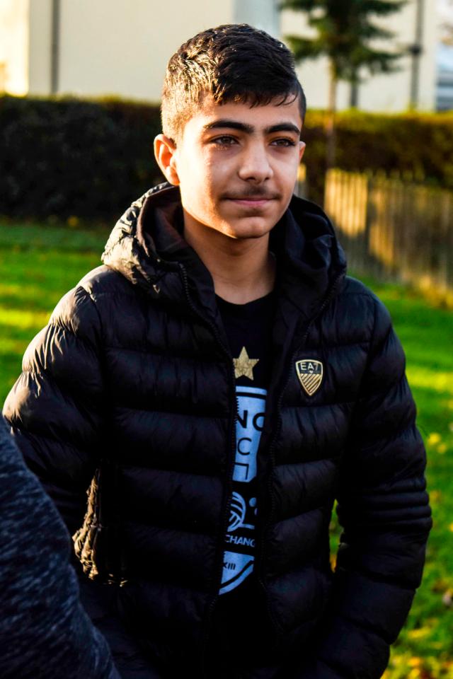  Jamal, 15, fled Syria to get away from the brutal civil war - but he said going to school in Huddersfield with bullies was just like being in a 'war zone'