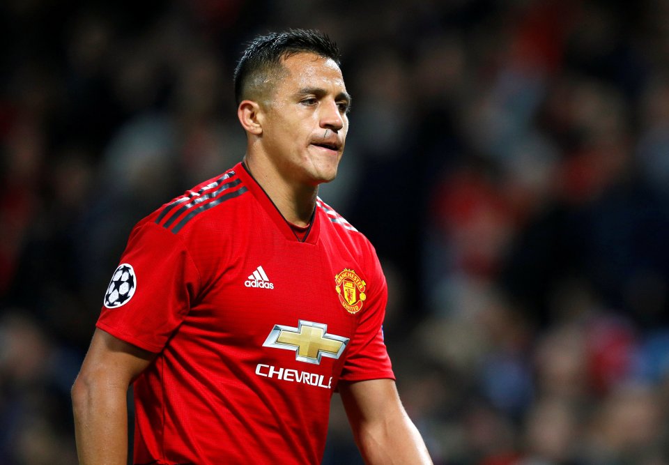  Alexis Sanchez has scored two goals in all competitions for United this season