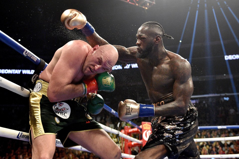  Wilder and Fury fought to a contentious split decision draw in Los Angeles last December